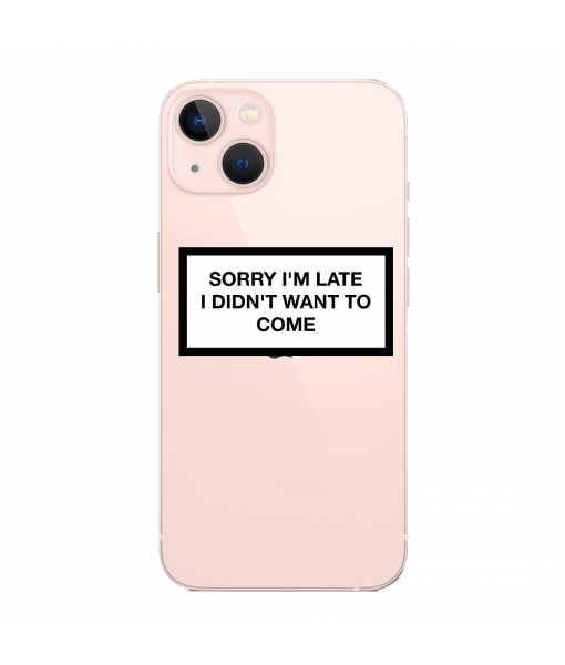 Husa iPhone 13 mini, Silicon Premium, SORRY